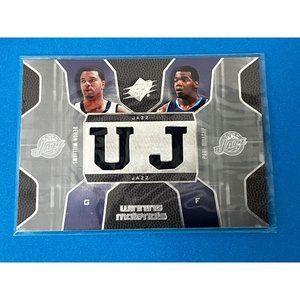 2007-08 SPx Winning Materials Combo Deron Williams Paul Millsap #WMC-WM illini